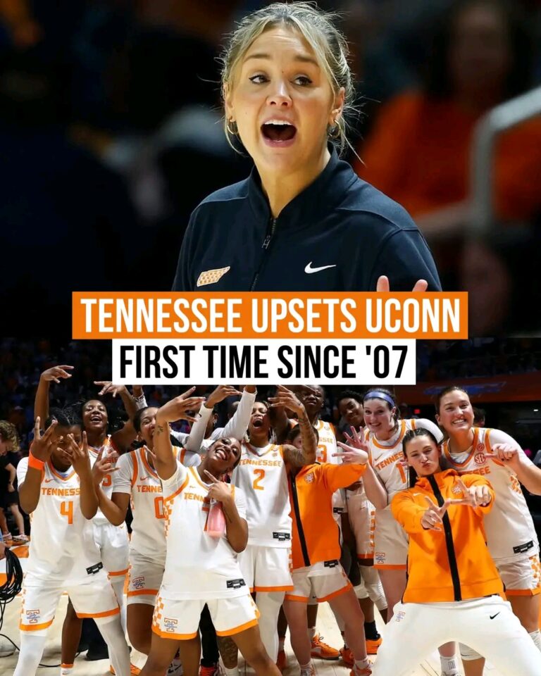 JUST IN: The No.19 lady Vols came in on a mission! First victory over UConn since 2007..