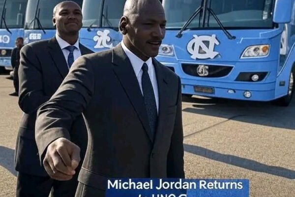 Michael Jordan Surprises UNC Basketball with a Fleet of Luxury Buses—The Emotional Reason Behind His Unforgettable Gift to His Alma Mater