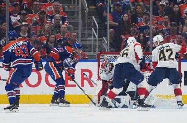 Marchand’s breakaway winner in the second overtime period of Game 2 evened up the Stanley Cup Final