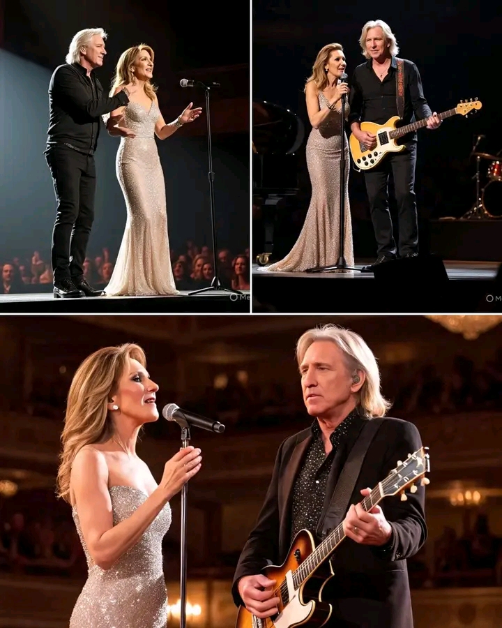 In a Surprise Musical Pairing No One Saw Coming, Celine Dion and Joe Walsh Join Forces for a Soul-Stirring Beatles Cover That’s Being Hailed as One of the Greatest Renditions Ever—A Breathtaking Blend of Rock and Elegance That Left Audiences in Awe