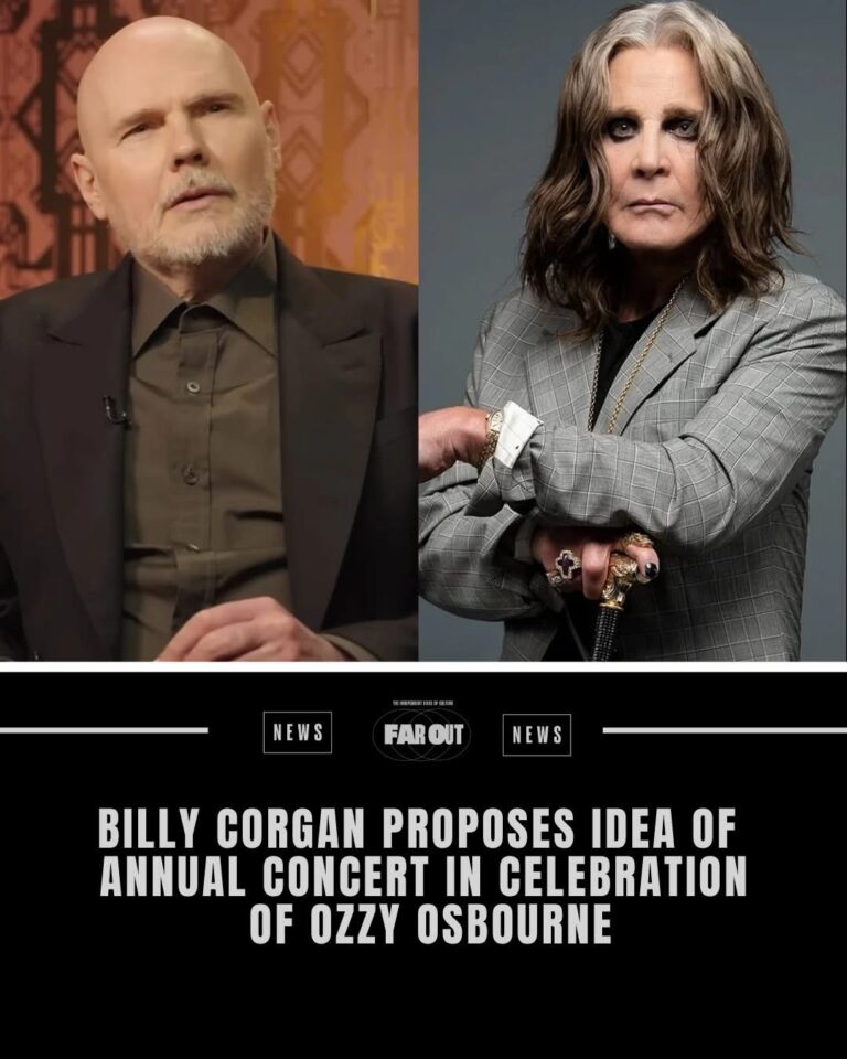 Billy Corgan, frontman of The Smashing Pumpkins, has proposed launching an annual charity concert to honor the late heavy metal legend Ozzy Osbourne.