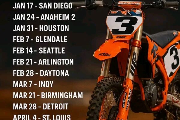The 2026 AMA Supercross season has ignited major buzz after a leaked schedule surfaced online, giving fans an early glimpse at what could be one of the most exciting lineups in years.
