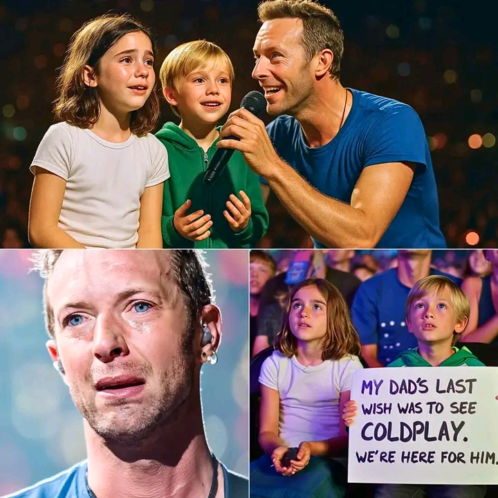 At Accor Stadium in Sydney, one sign captured everyone’s attention: “MY DAD’S LAST WISH WAS TO SEE COLDPLAY. WE’RE HERE FOR HIM.”