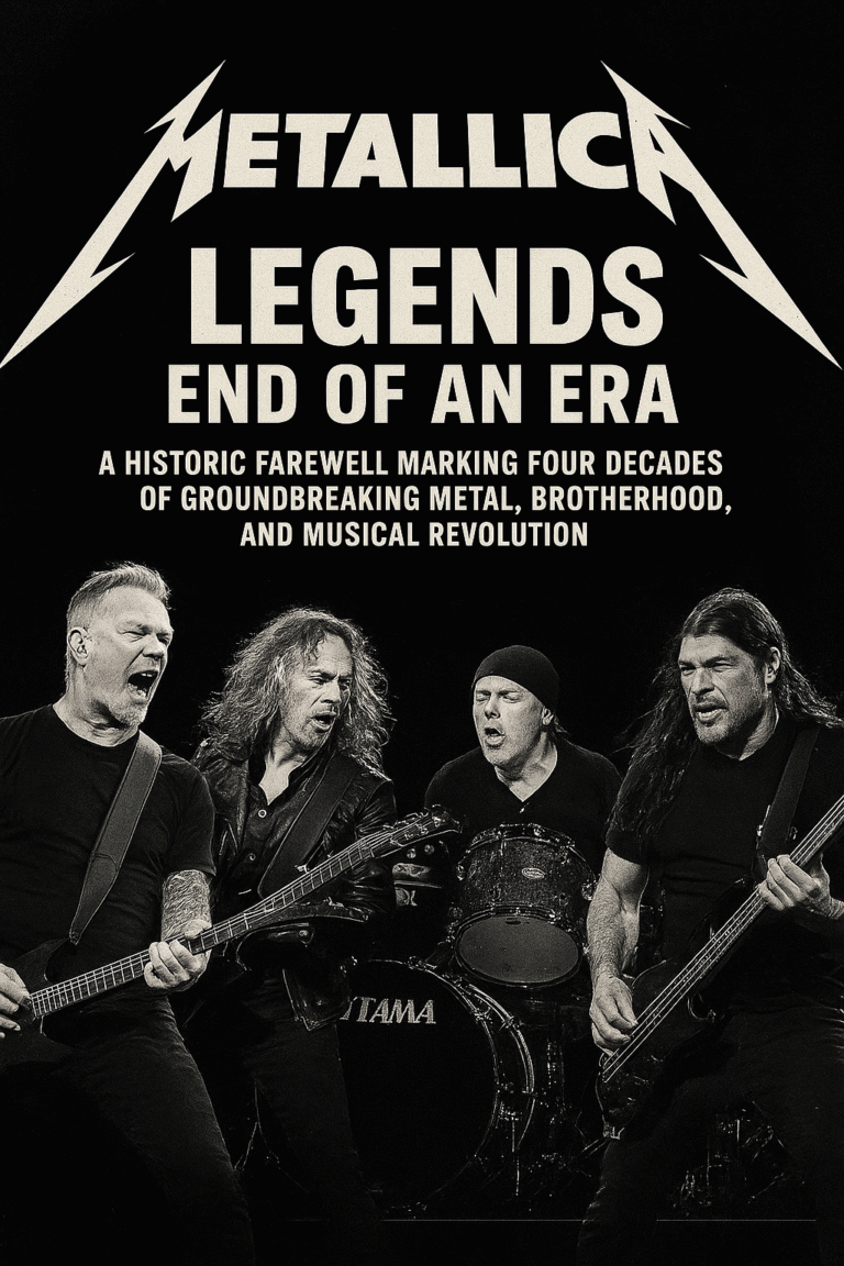 metallica legends announce the end of an era — a historic farewell marking four decades of groundbreaking metal, brotherhood, and musical revolution