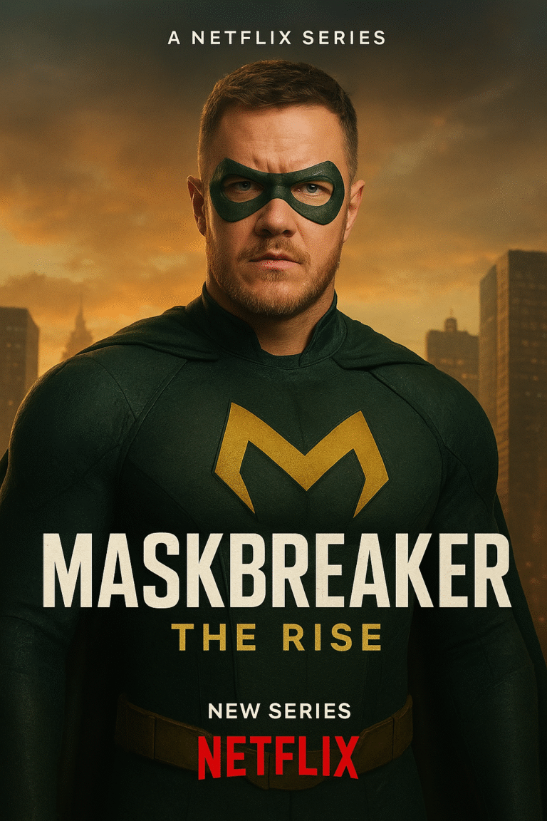 in a new fictional netflix series, dan reynolds stars in “maskbreaker: the rise,” portraying a reluctant modern superhero.