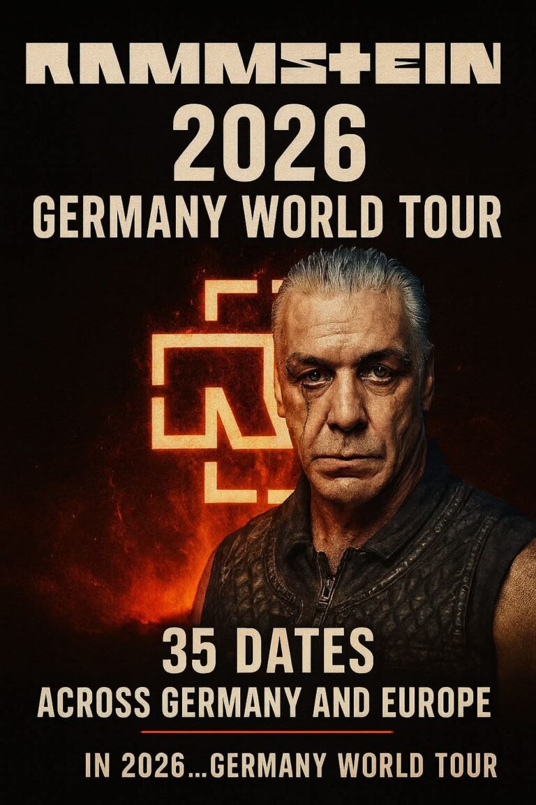 The giants of industrial metal are officially back and ready to set the world ablaze. Rammstein has announced their explosive 2026 World Tour