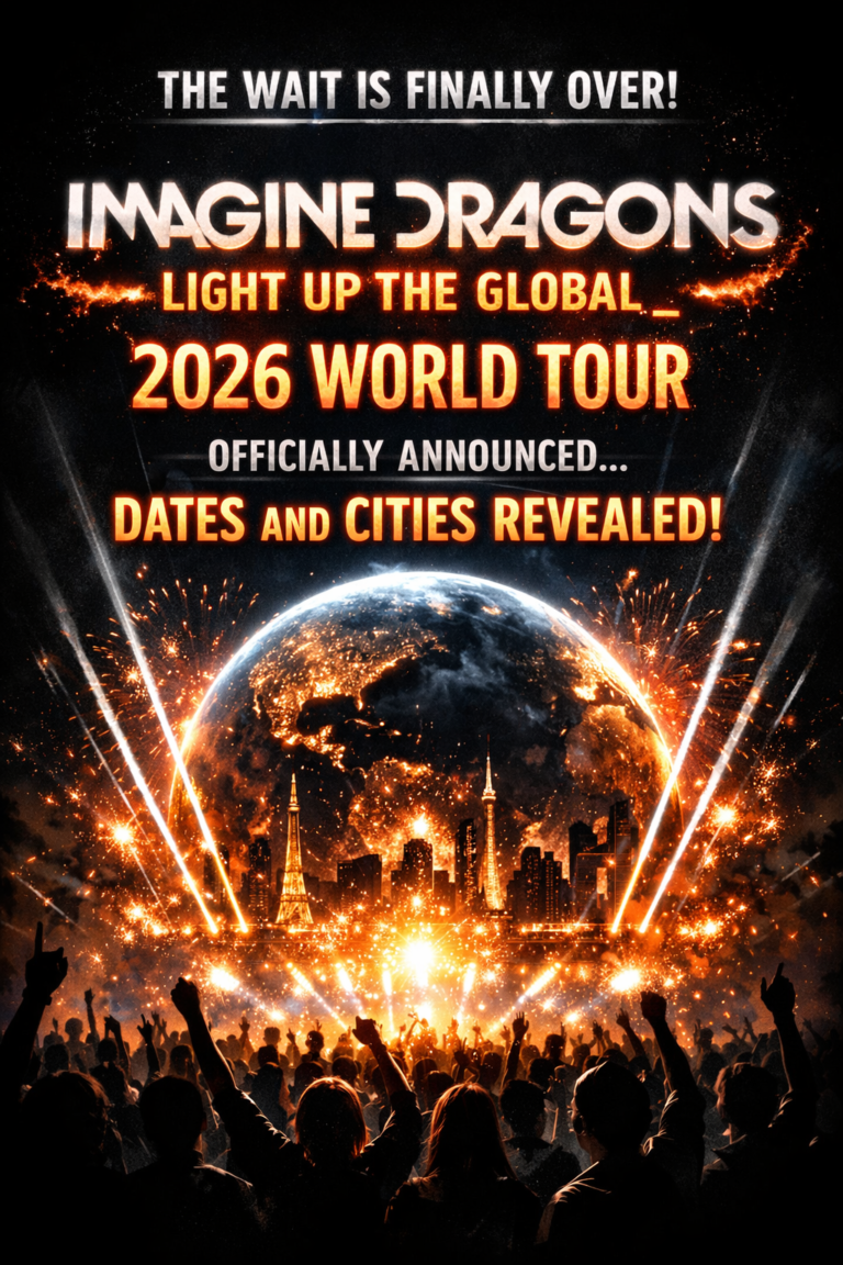 The wait is finally over! Imagine Dragon Light up the Global _ 2026 World Tour Officially Announced… Dates and Cities Revealed.