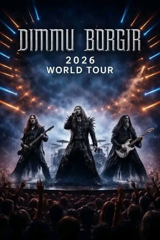 Norwegian symphonic black metal giants Dimmu Borgir have officially unveiled their massive 2026 global tour schedule, sending shockwaves through the metal community.