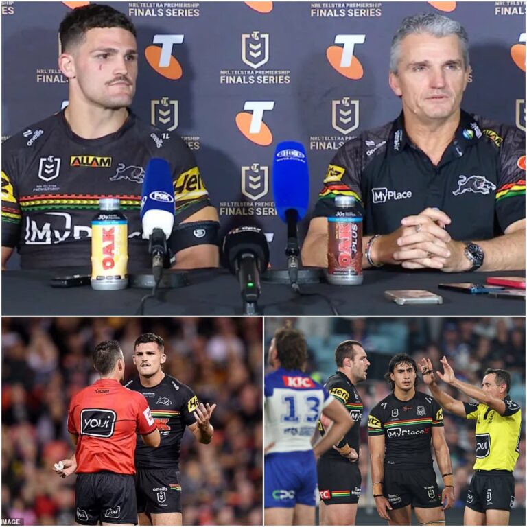 BREAKING NEWS: The fallout from the fiery clash between the Penrith Panthers and the Canterbury-Bankstown Bulldogs has reached a boiling point, with the entire five-person officiating crew now suspended pending a full investigation.